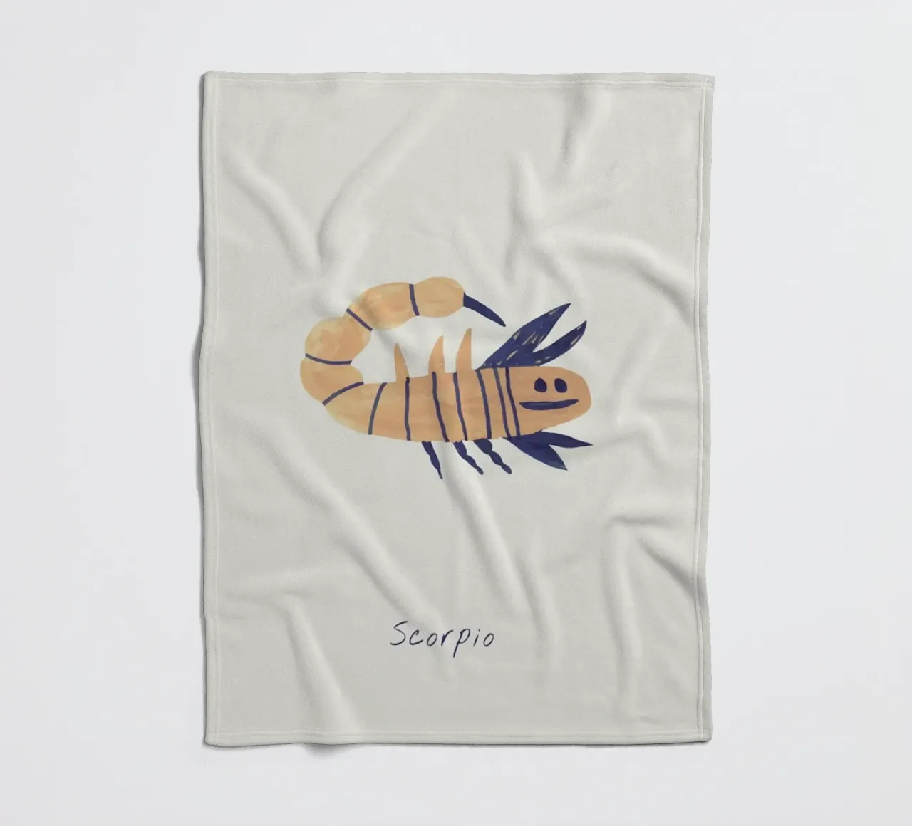 Scorpio coperta in pile da Little Flourishes