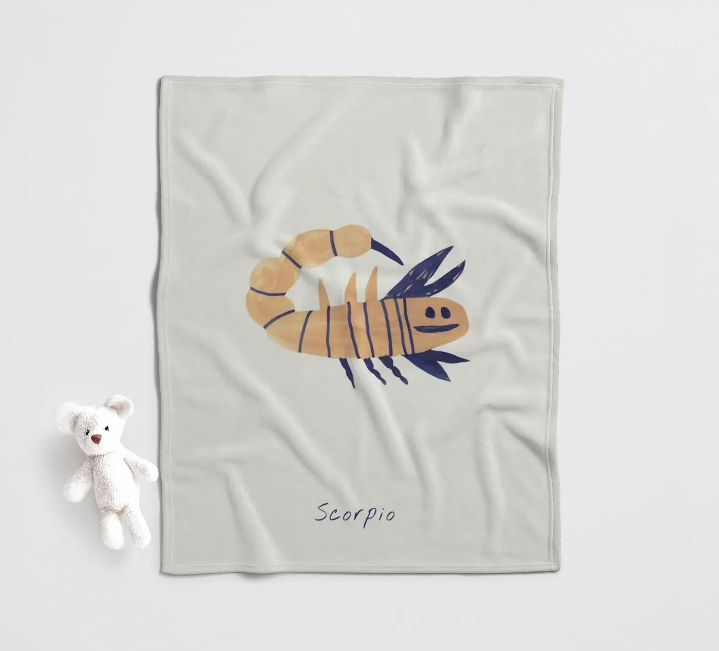 Scorpio Fleecedecke von Little Flourishes