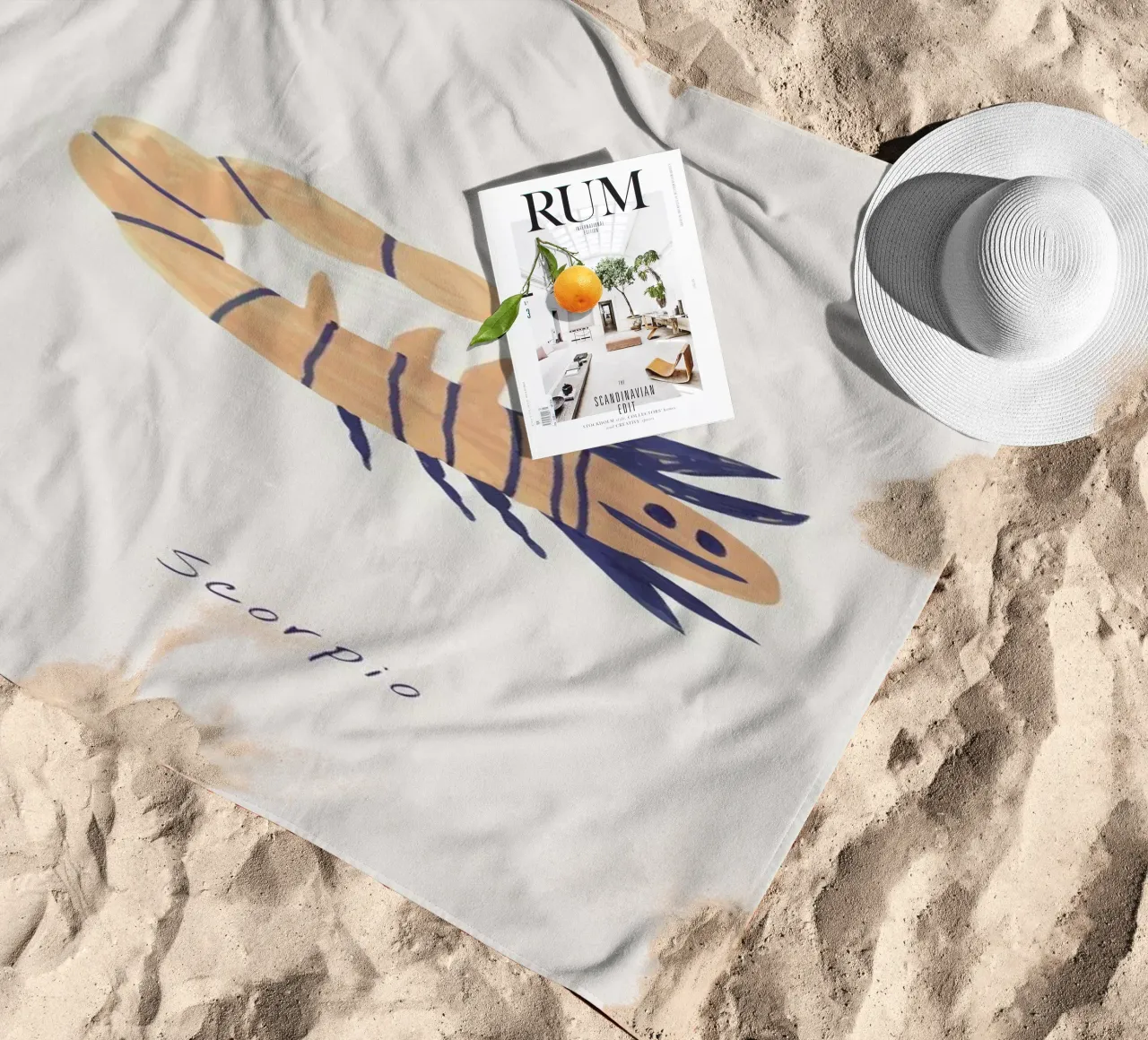 Scorpio telo mare da Little Flourishes