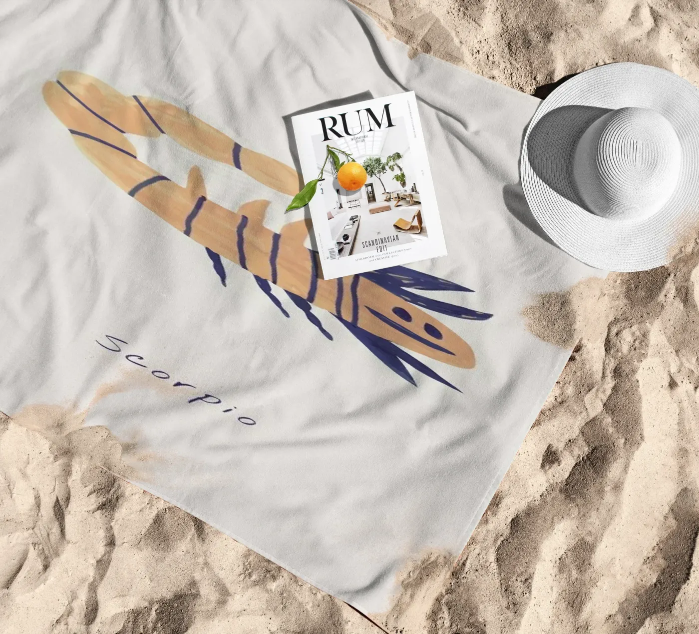 Scorpio telo mare da Little Flourishes