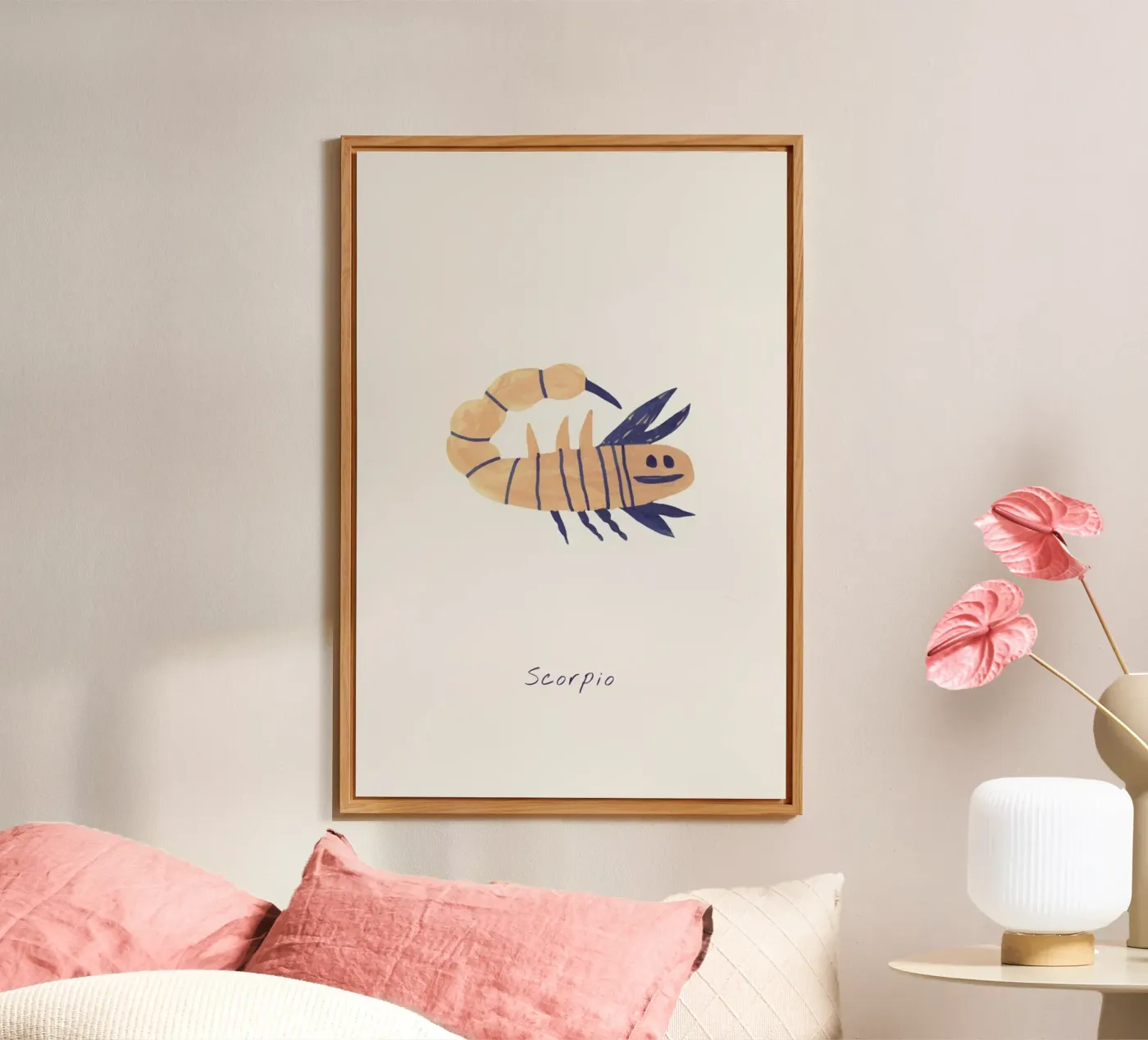 Scorpio alluminio dibond da Little Flourishes
