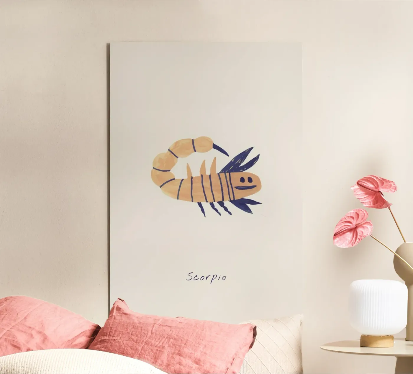 Scorpio alluminio dibond da Little Flourishes