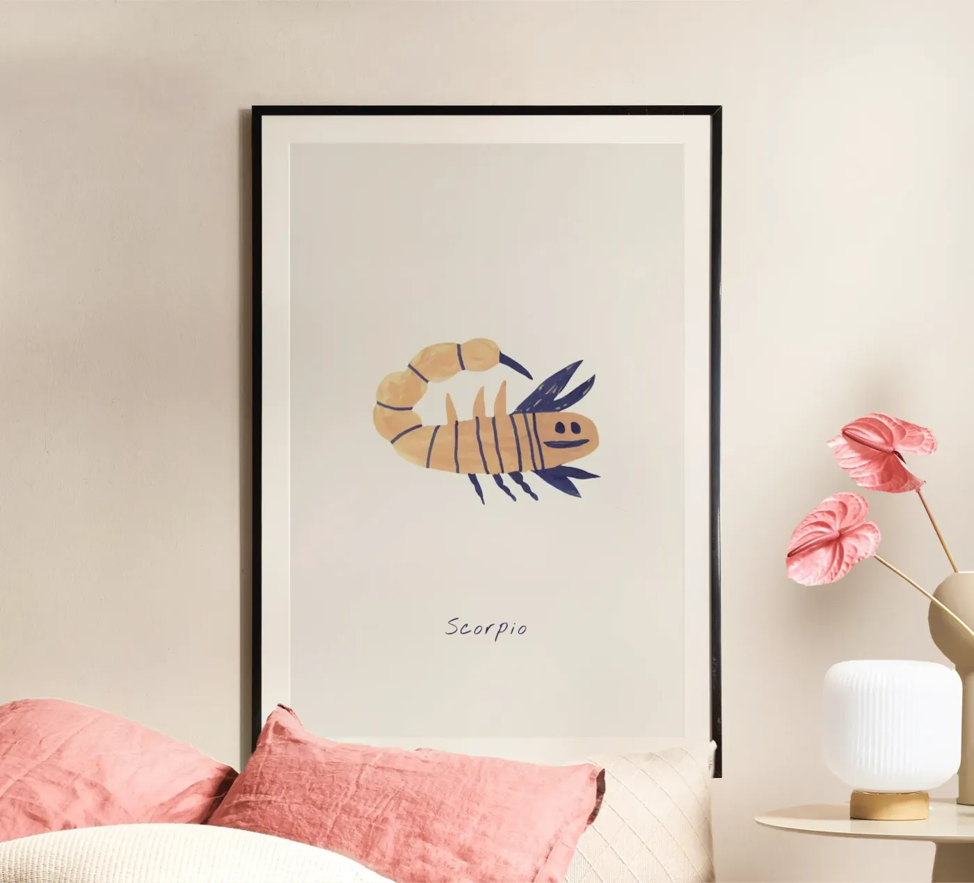 Scorpio Poster von Little Flourishes