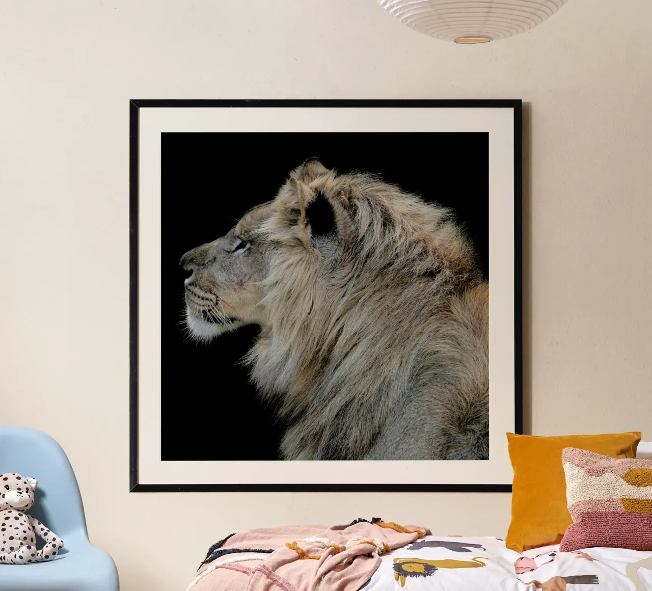 Lion Profile by Lothare Dambreville carta hahnemühle da EyeEm Mobile GmbH