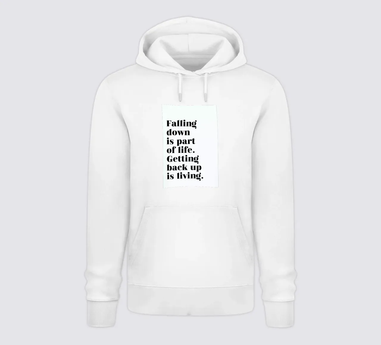 Get Back Up felpa con cappuccio da typed