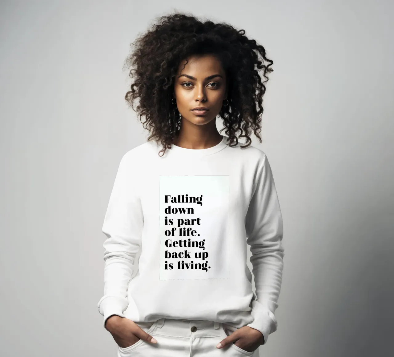 Get Back Up felpa da typed