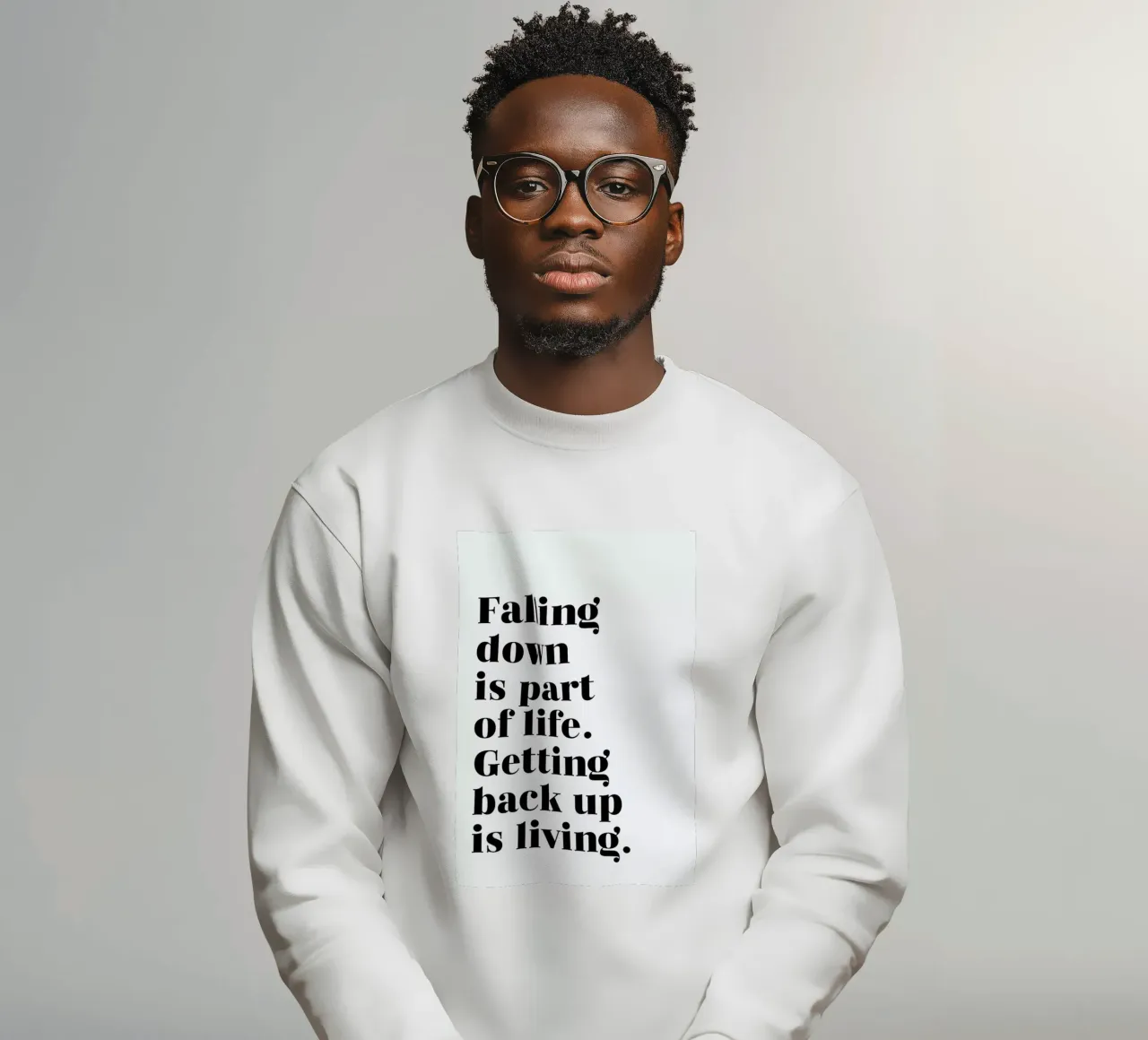 Get Back Up felpa da typed