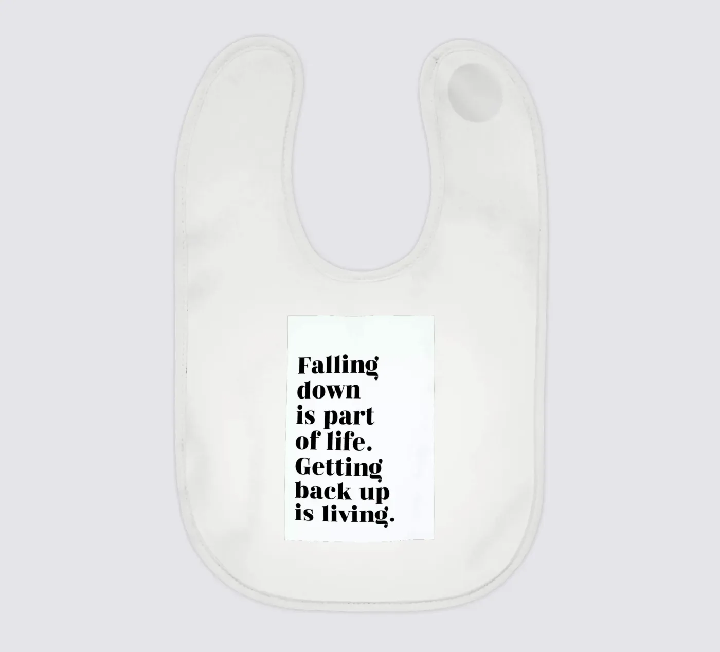 Get Back Up bavaglino da typed