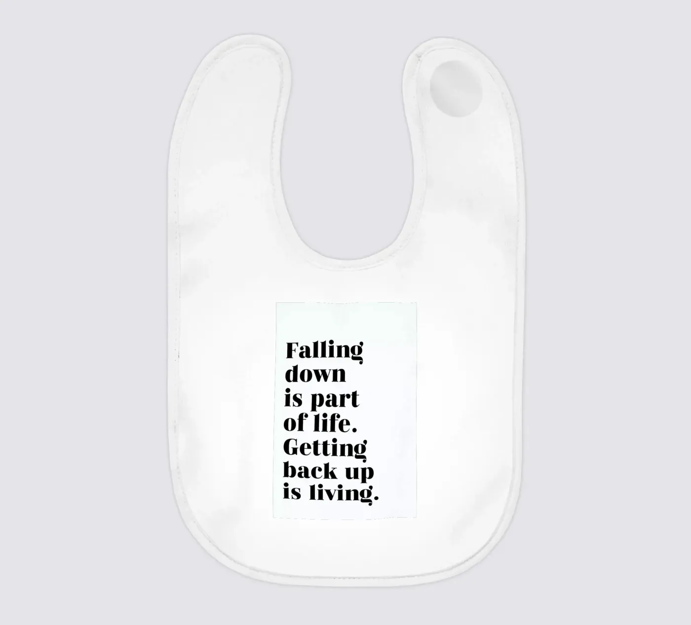 Get Back Up bavaglino da typed