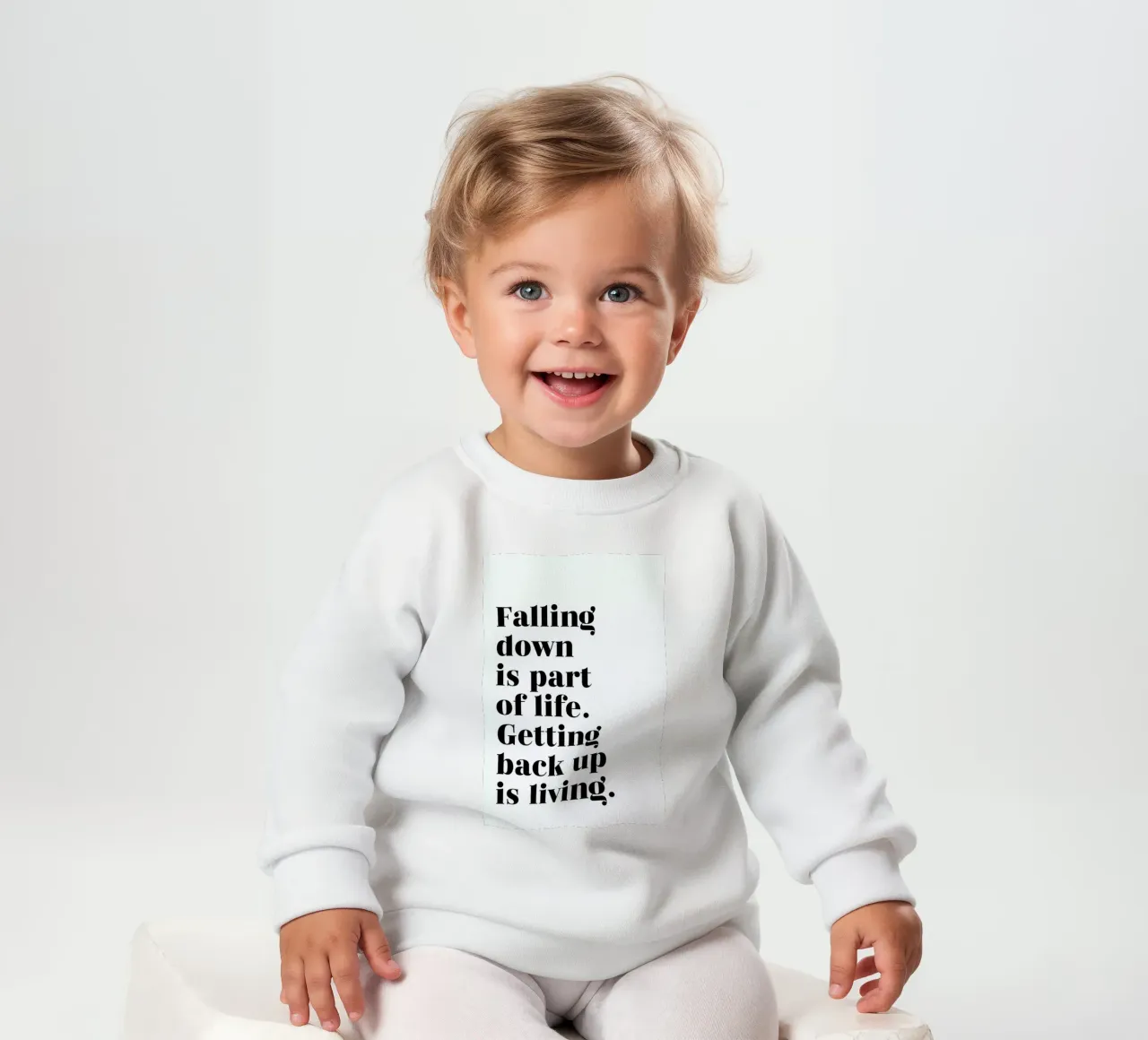 Get Back Up felpa neonato da typed