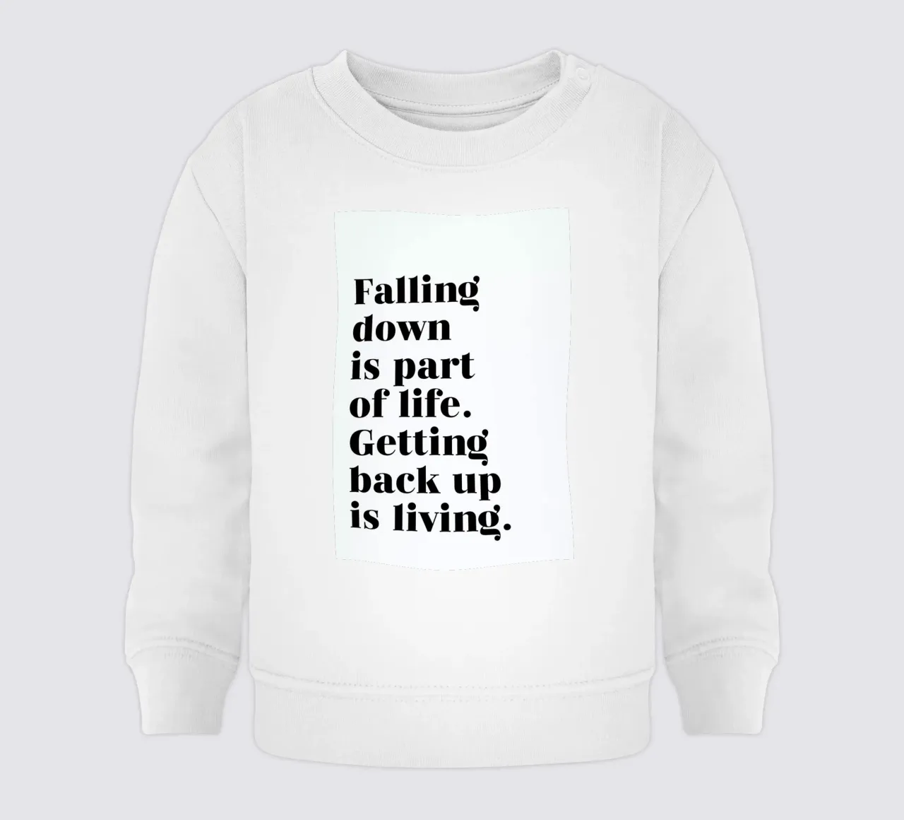 Get Back Up felpa neonato da typed