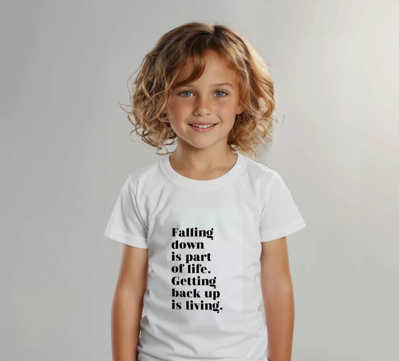 Get Back Up t-shirt bambini da typed