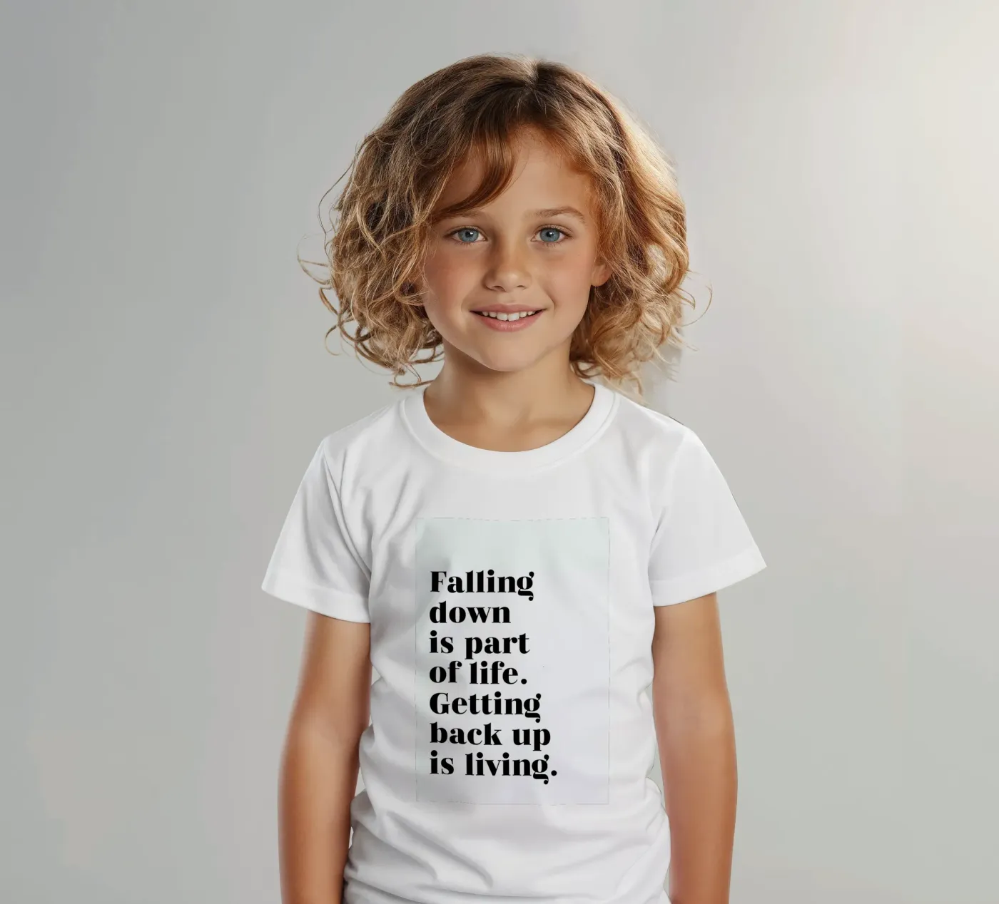 Get Back Up t-shirt bambini da typed