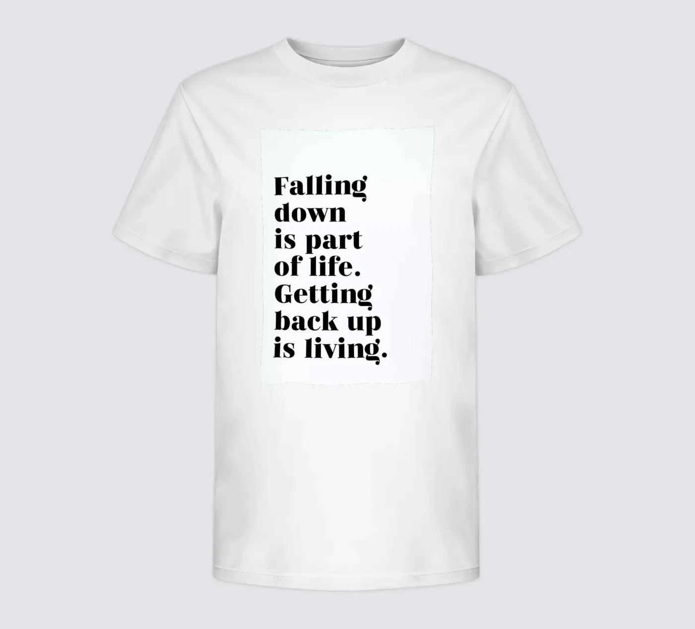 Get Back Up t-shirt bambini da typed
