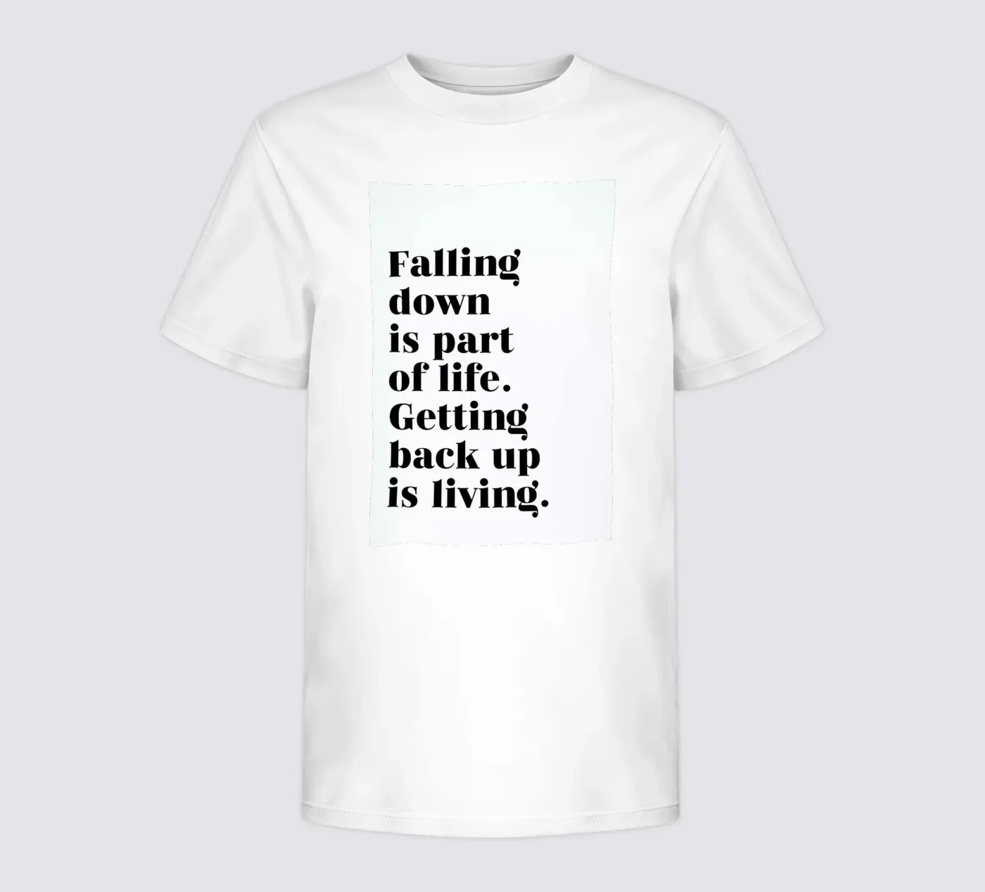 Get Back Up t-shirt bambini da typed