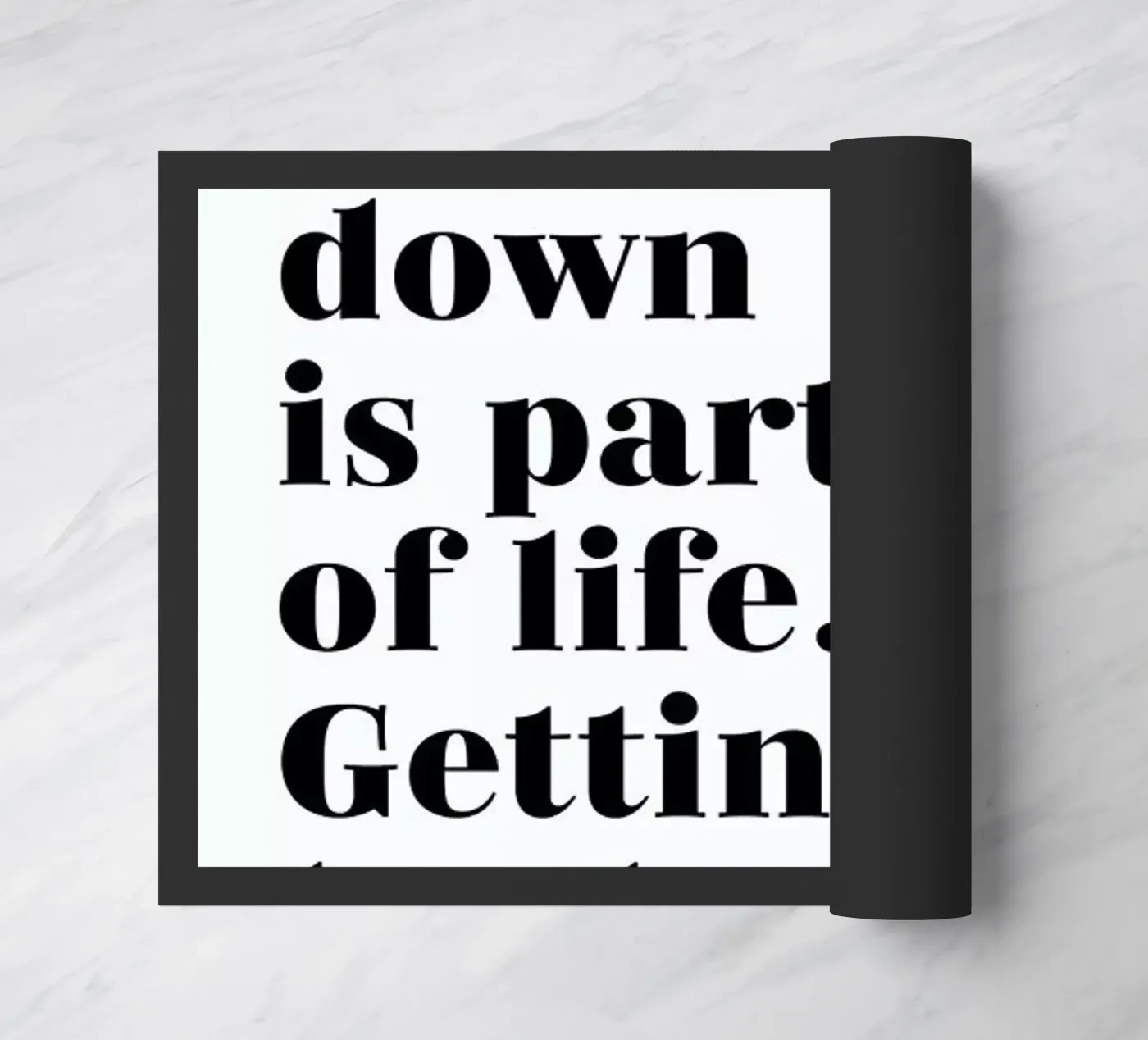 Get Back Up paillasson de typed