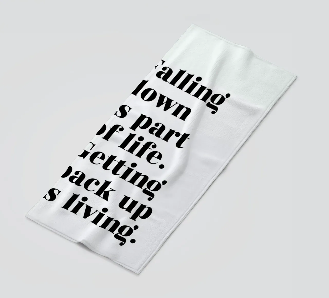 Get Back Up telo mare da typed