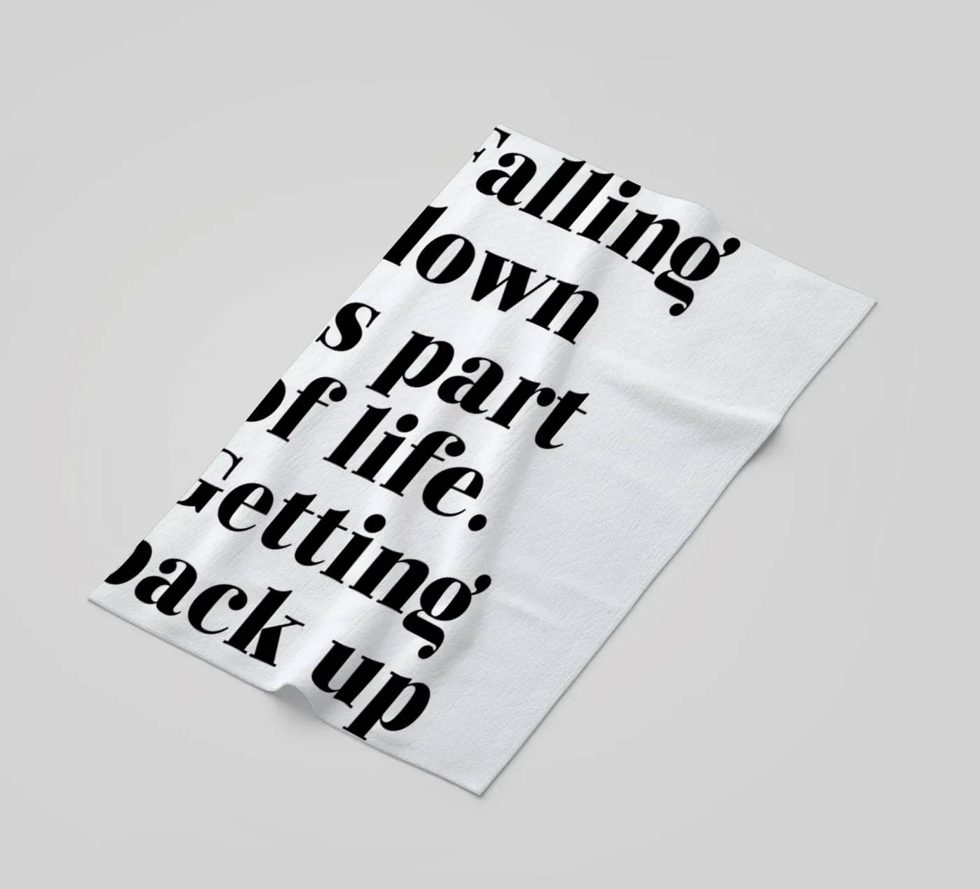 Get Back Up telo mare da typed