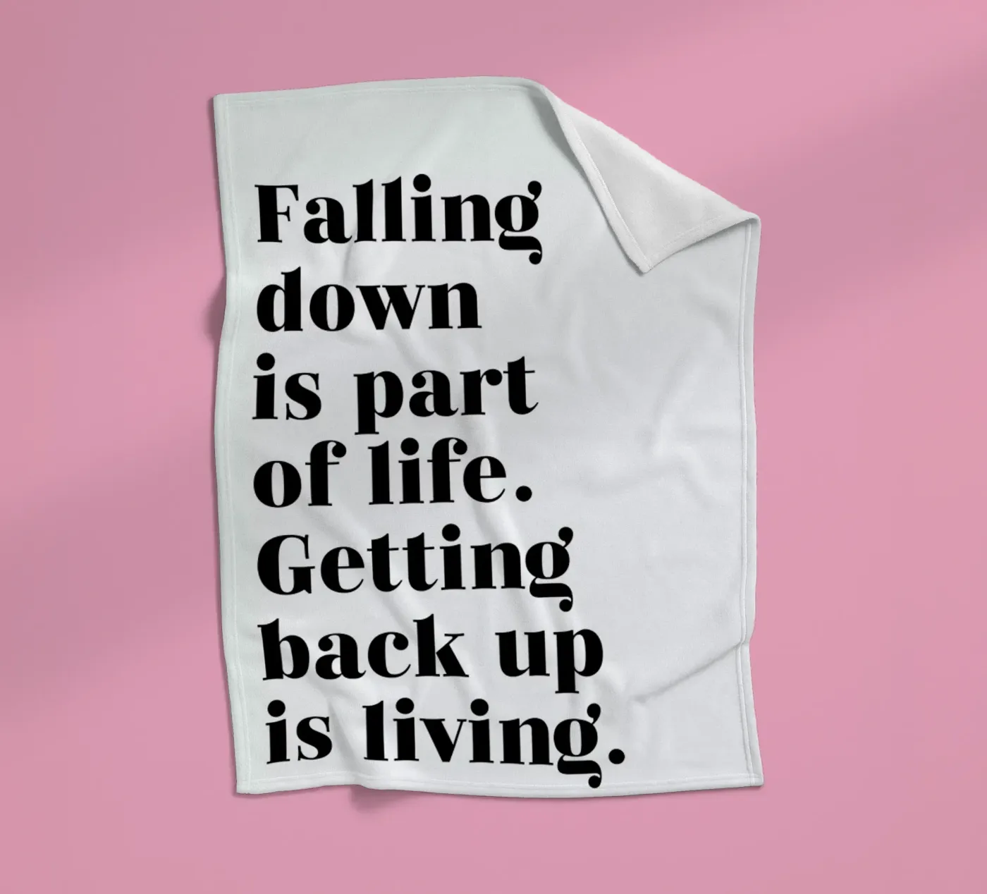 Get Back Up Fleecedecke von typed
