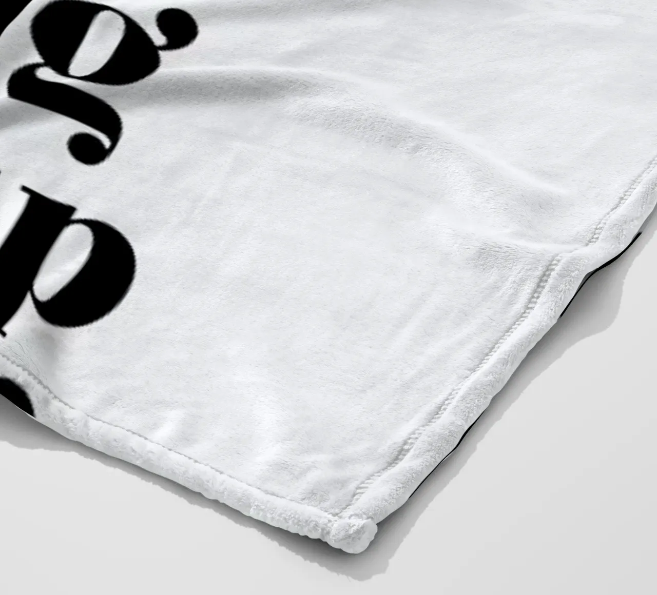 Get Back Up coperta in pile da typed