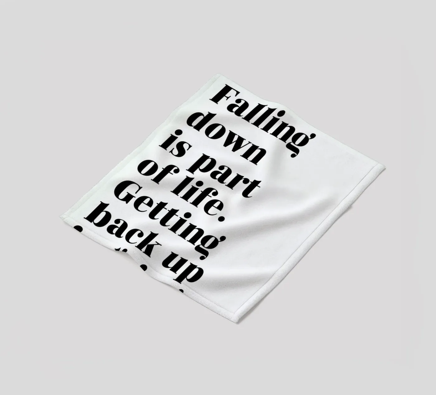 Get Back Up Fleecedecke von typed
