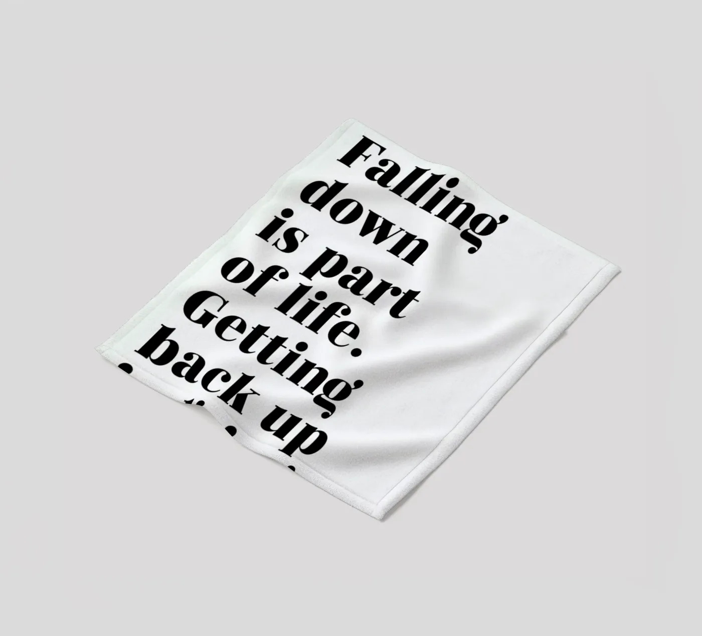 Get Back Up Fleecedecke von typed