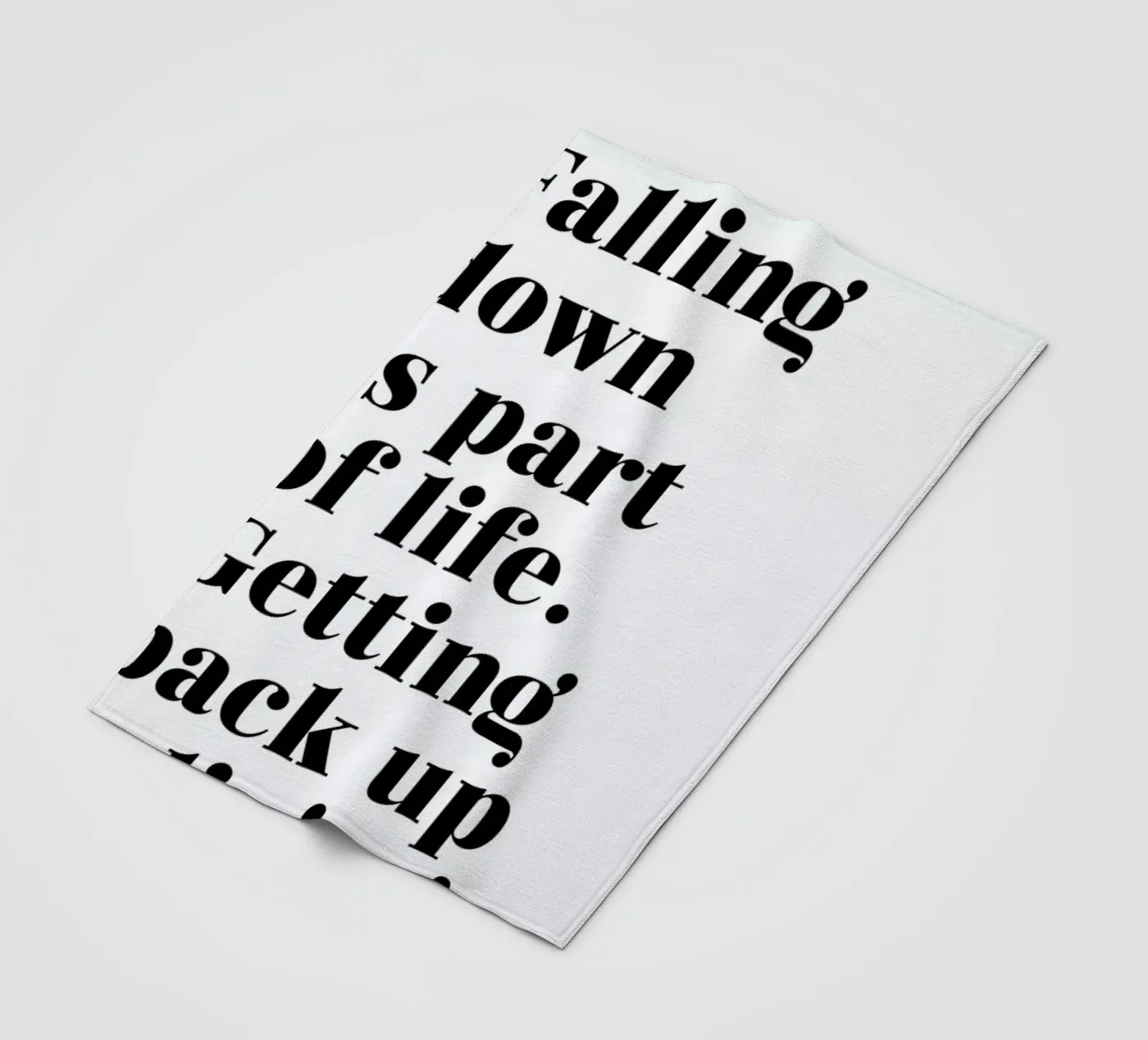 Get Back Up Fleecedecke von typed