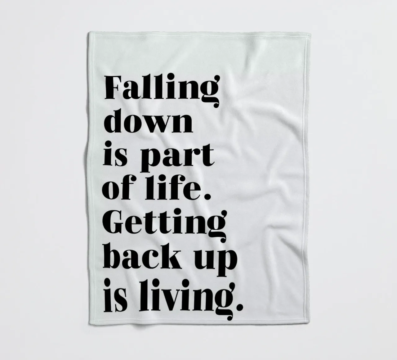 Get Back Up coperta in pile da typed