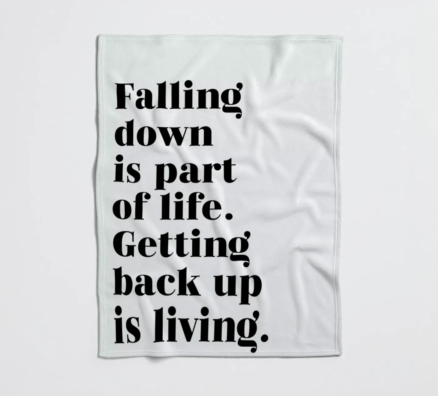 Get Back Up Fleecedecke von typed