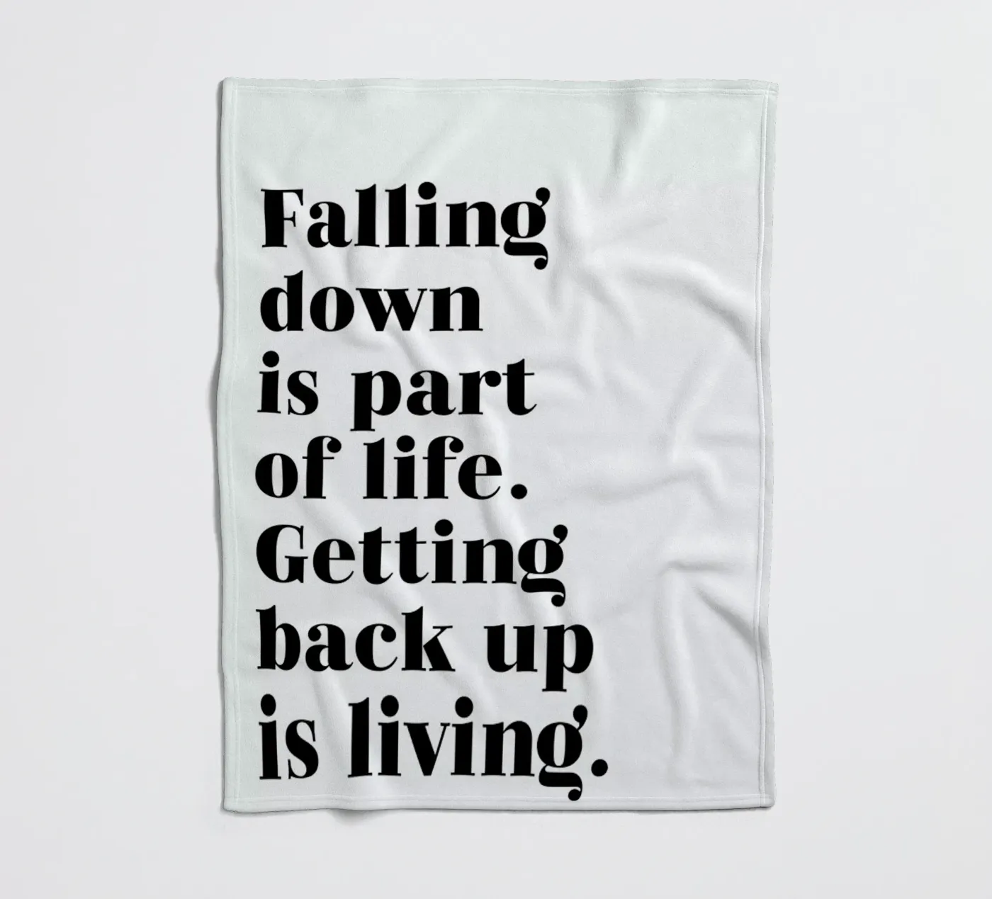 Get Back Up Fleecedecke von typed