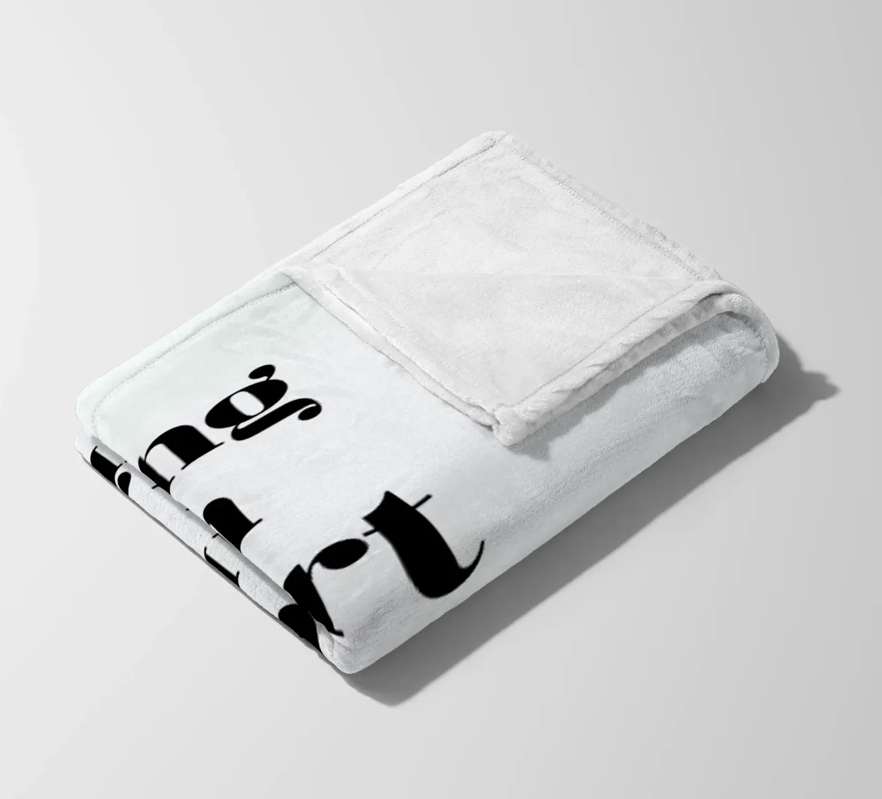 Get Back Up coperta in pile da typed