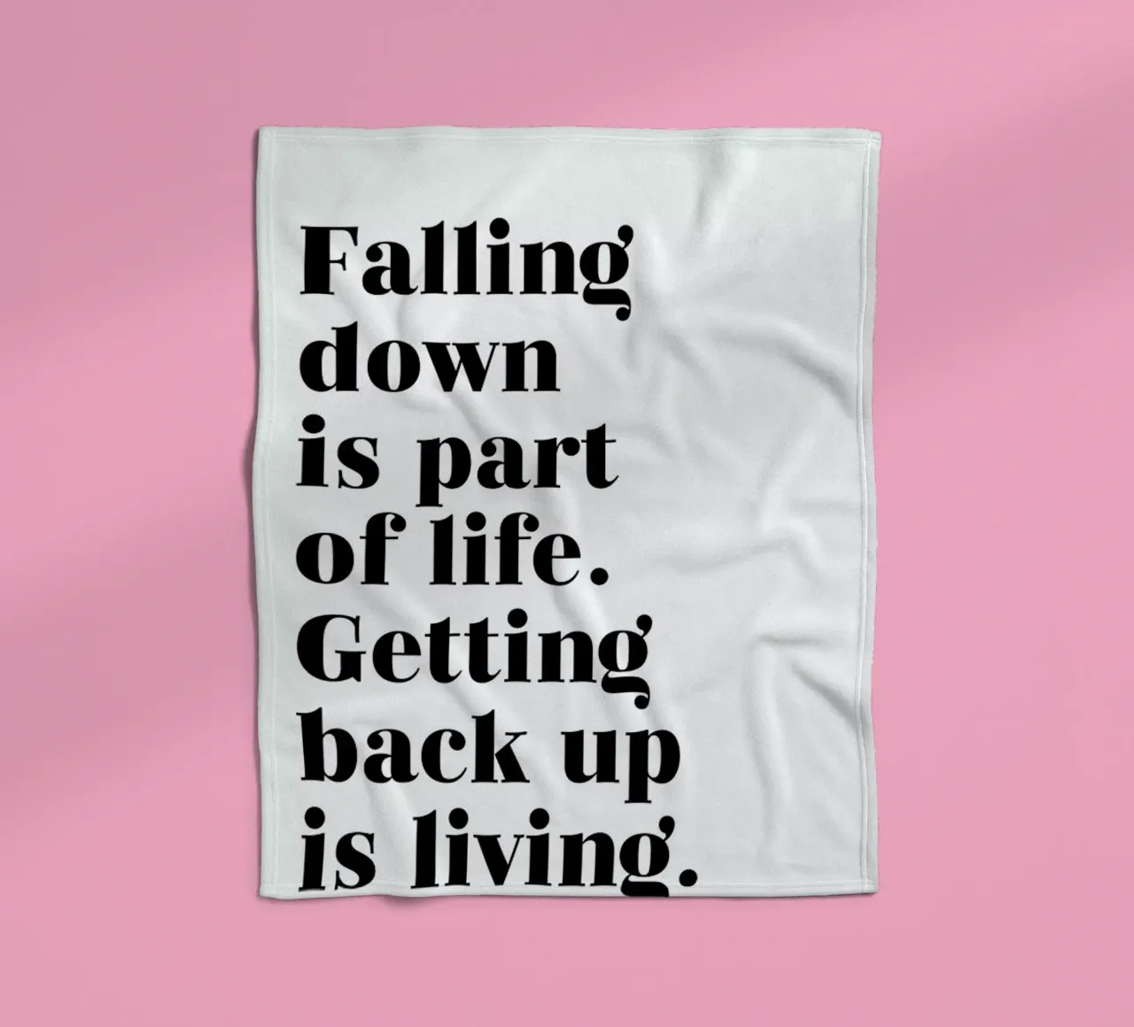 Get Back Up coperta in pile da typed