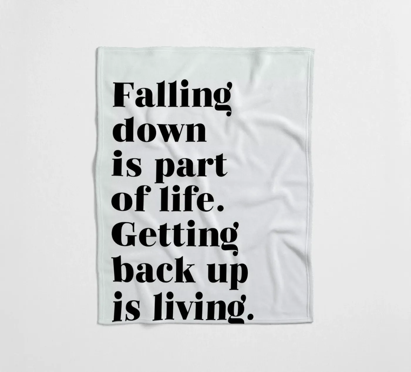 Get Back Up Fleecedecke von typed