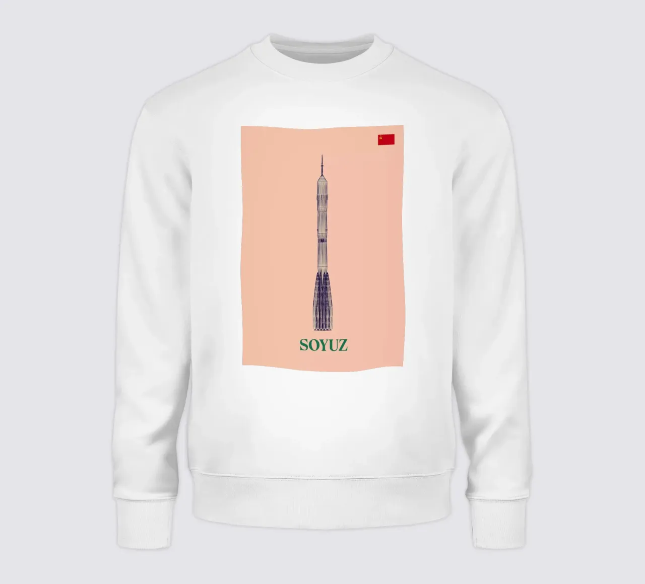 SOYUZ 3 CCCP Flag sweatshirt by Marc Schulthess