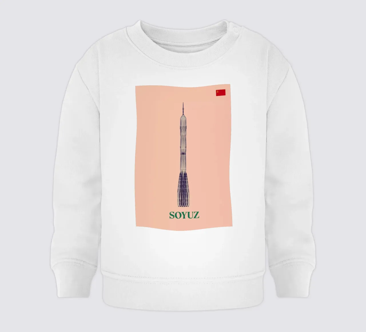 SOYUZ 3 CCCP Flag felpa neonato da Marc Schulthess