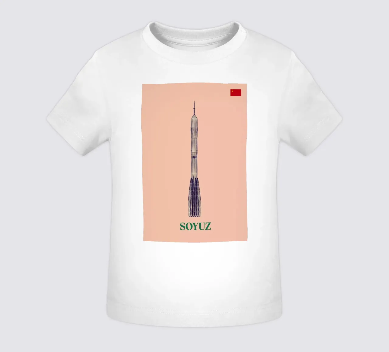 SOYUZ 3 CCCP Flag maglietta neonato da Marc Schulthess