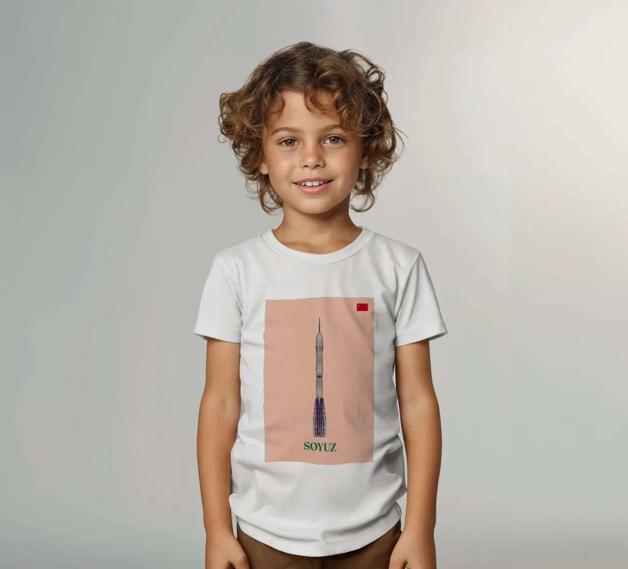 SOYUZ 3 CCCP Flag t-shirt bambini da Marc Schulthess