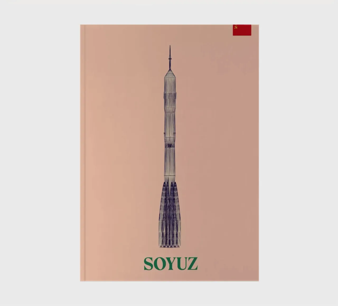 SOYUZ 3 CCCP Flag notebook by Marc Schulthess