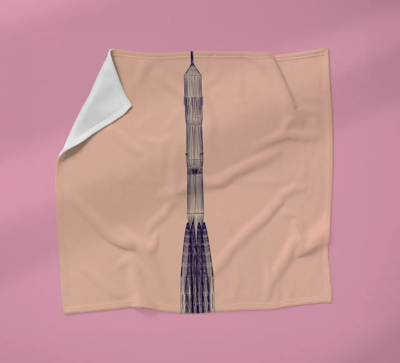 SOYUZ 3 CCCP Flag coperta in pile da Marc Schulthess