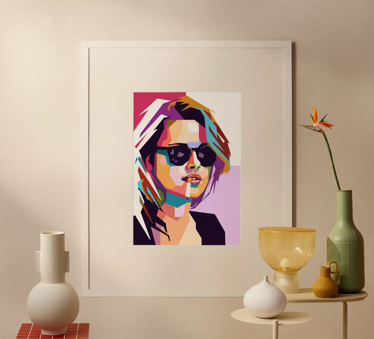 Kristen Stewart ritratto pop art carta hahnemühle da Hantamrata