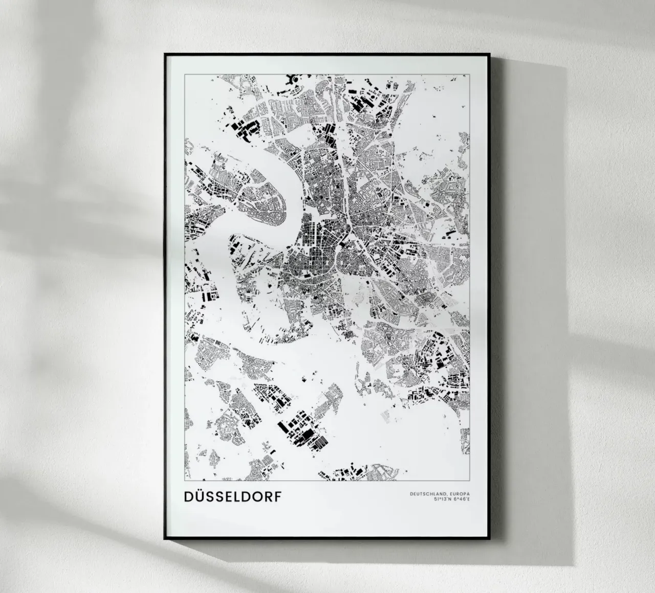 Düsseldorf plexiglass da The Cartography Collection