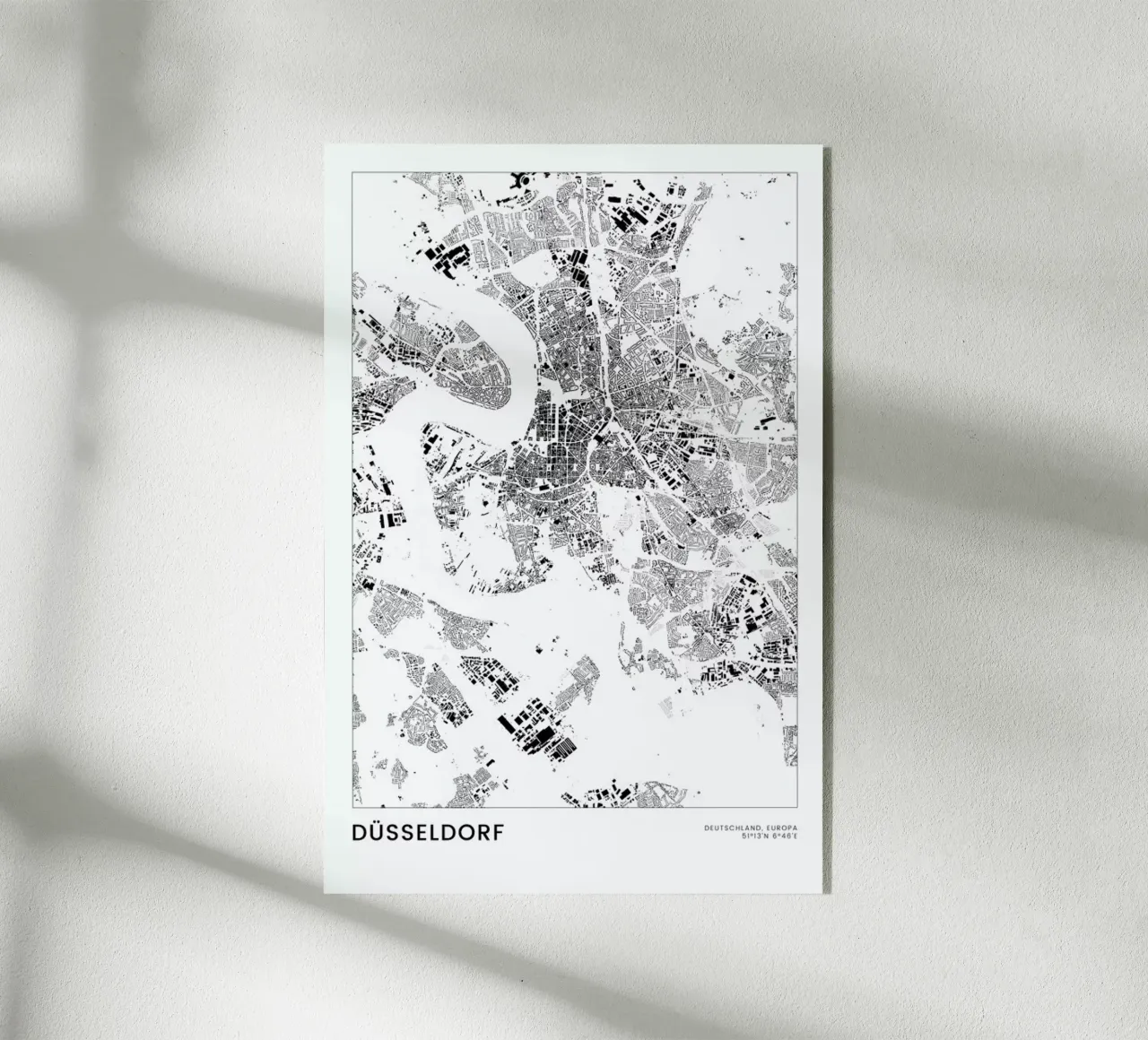 Düsseldorf plexiglass da The Cartography Collection