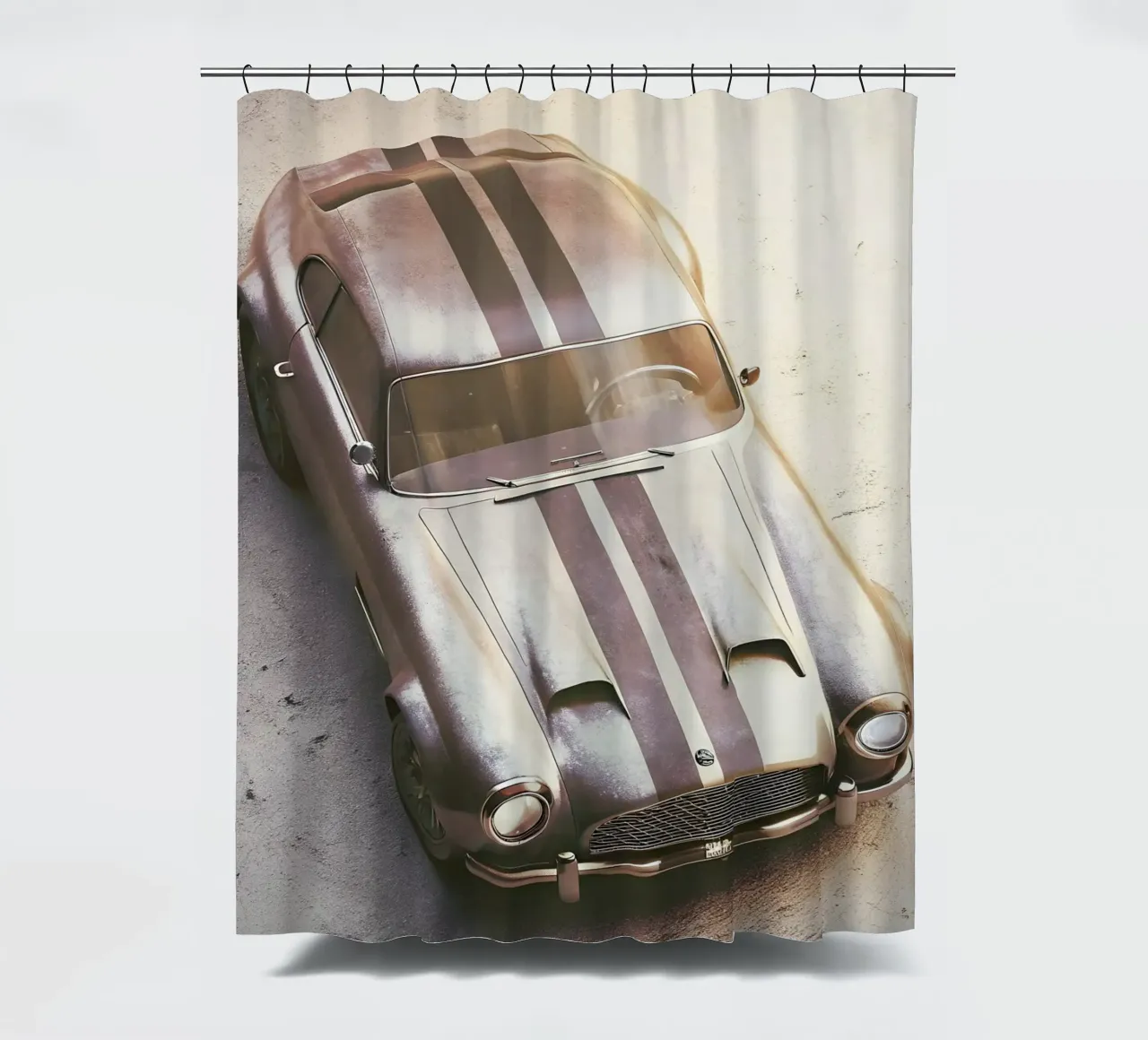 Car racing shower curtain by CAR EDITION