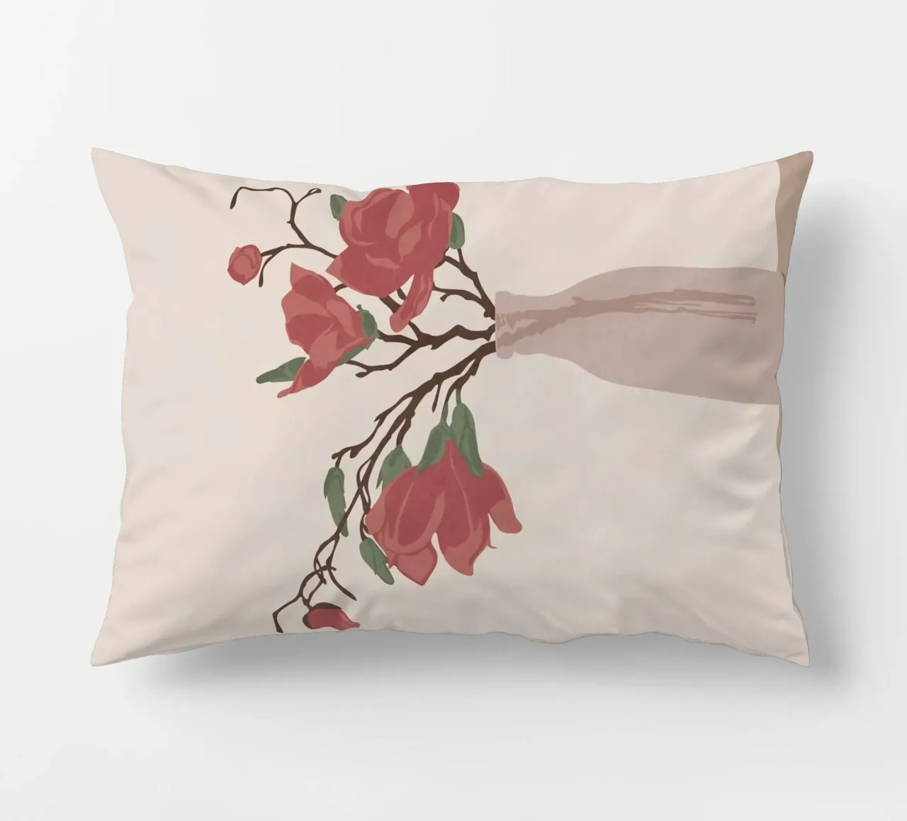 Vase decorative cushion by Flow Line