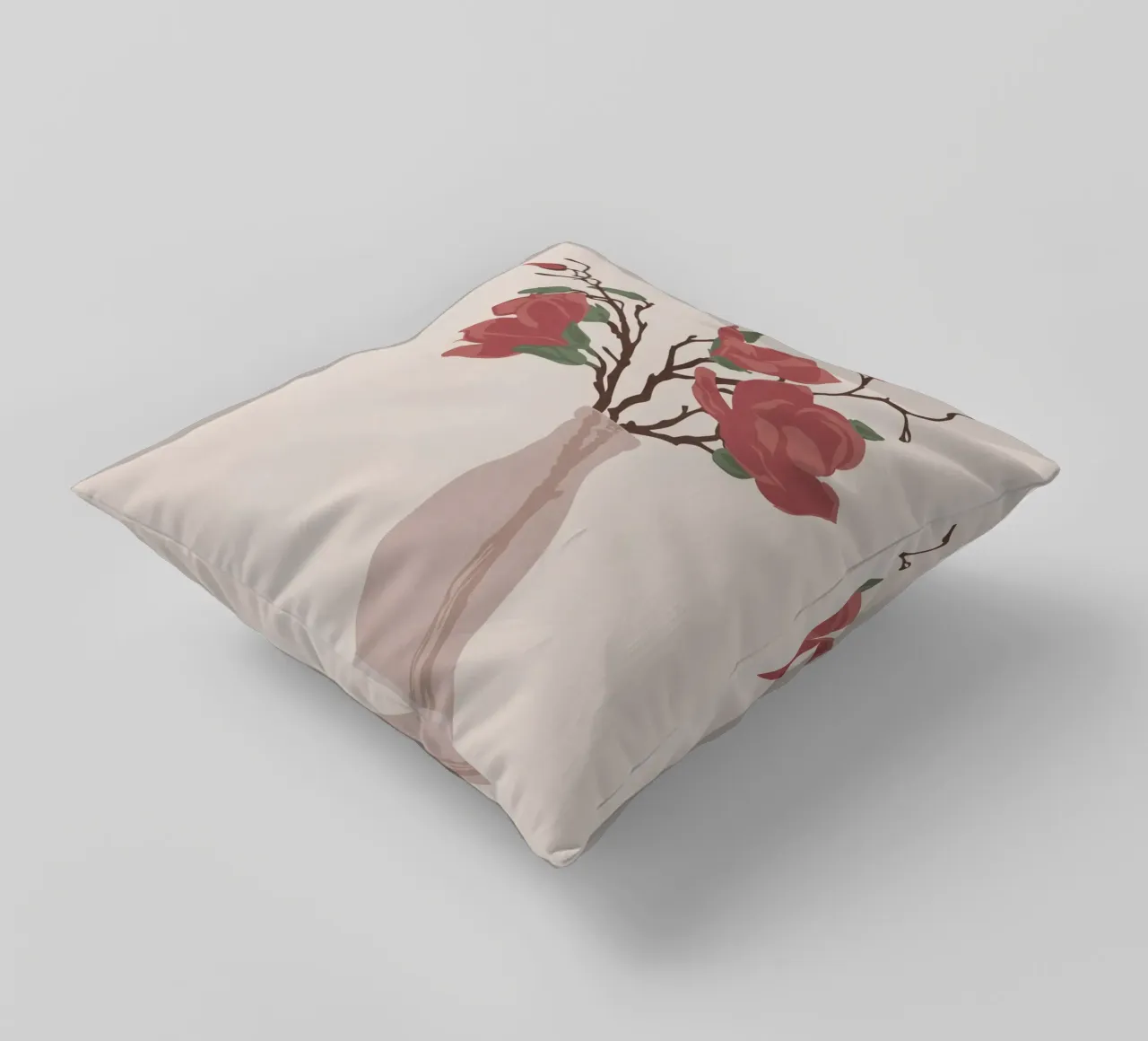 Vase decorative cushion by Flow Line