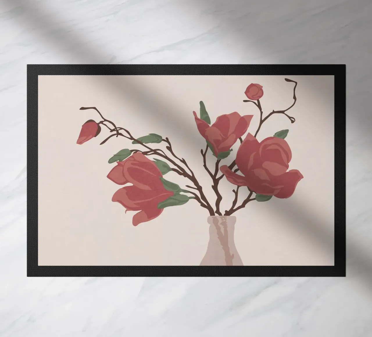 Vase deurmat van Flow Line