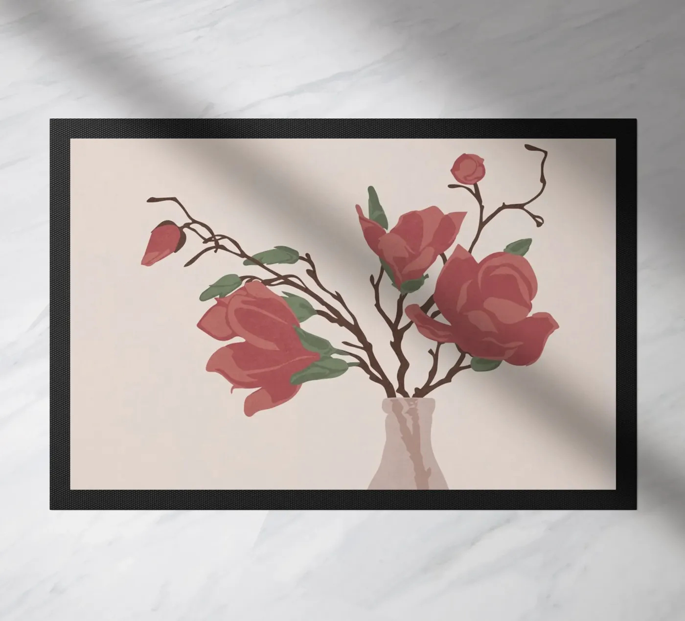 Vase Fußmatte von Flow Line