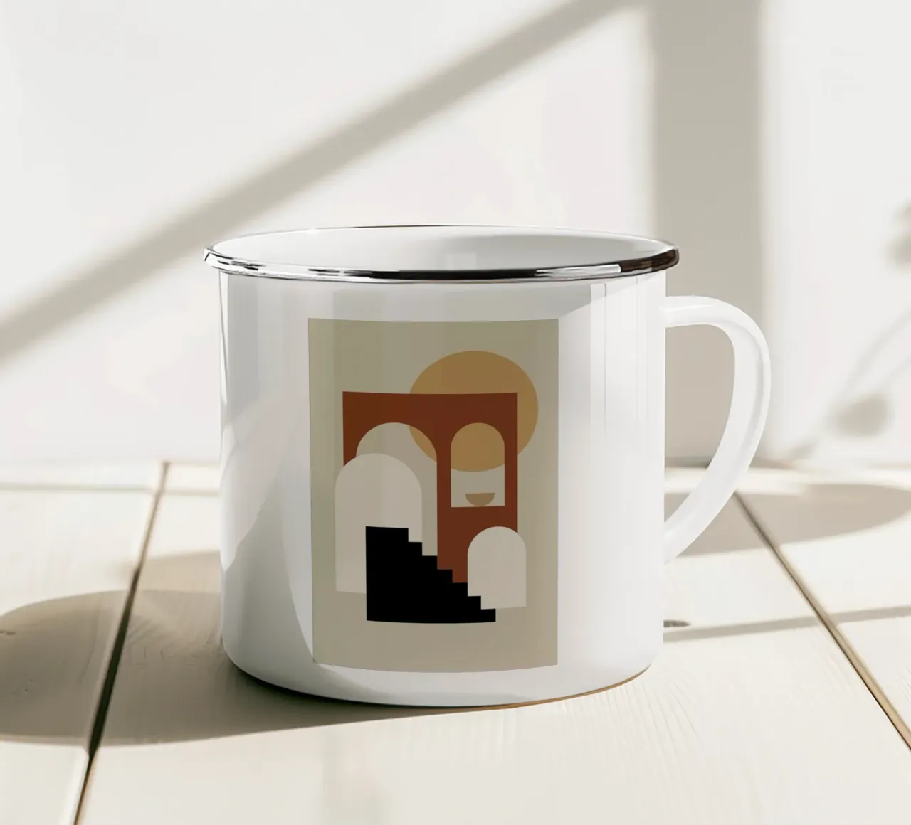 Porch tazza in smalto da Pure