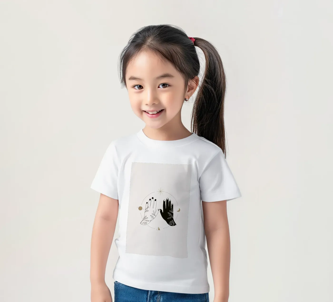 Open Palms t-shirt bambini da Pure