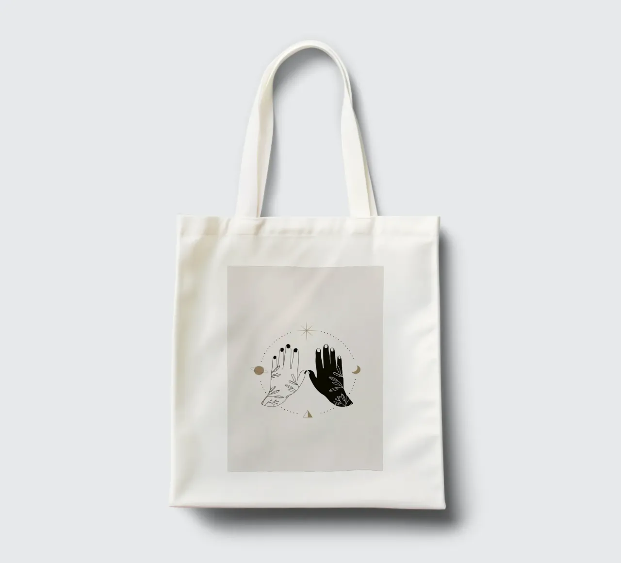 Open Palms borsa in juta da Pure